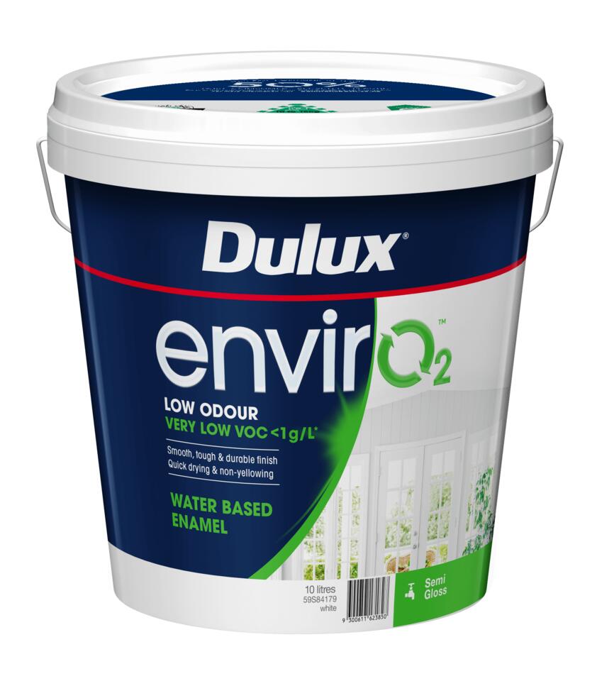 Dulux envirO2 Interior Water Based Enamel Semi Gloss