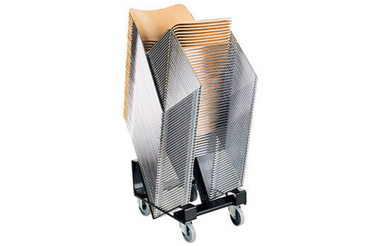 40/4 Linking and Standard Veneer Chairs by David Rowland