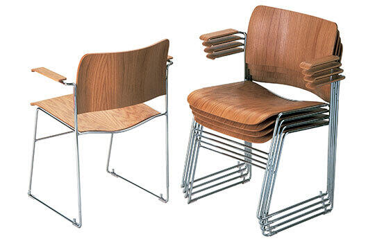 40/4 Veneer Armchairs by David Rowland