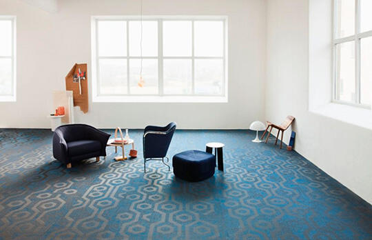 Bolon Woven Flooring with Acoustic Backing