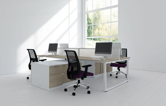 Flo, Frame & Edge Desking System