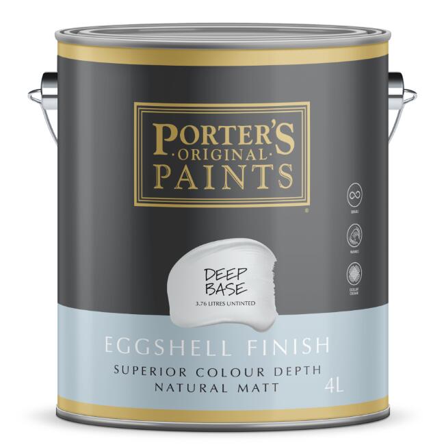 Porter’s Paints Eggshell Finish – DTB Base