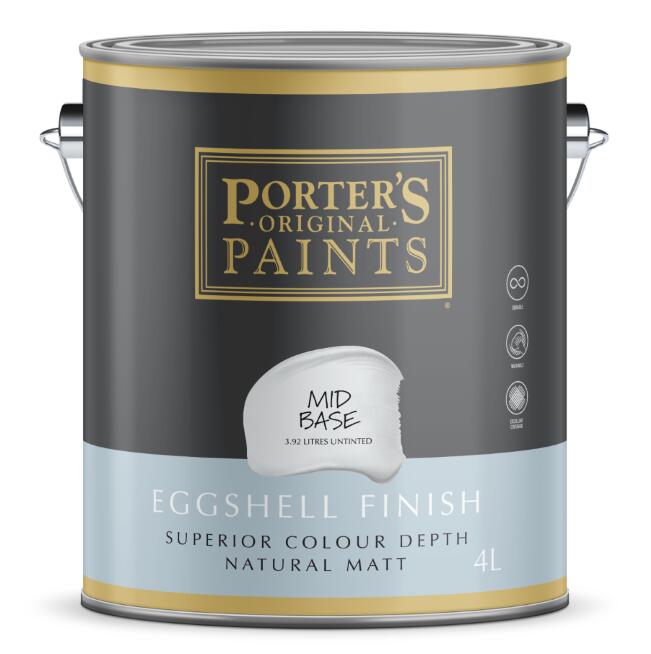 Porter’s Paints Eggshell Finish – MID Base