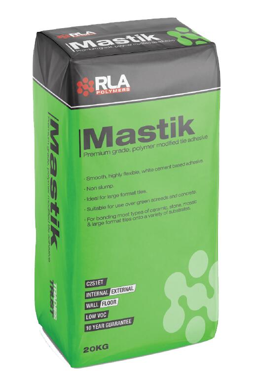 RLA MASTIC Ceramic Tile Adhesive, RLA ADD FLEXTRA Ceramic Tiling Adhesive, RLA UNILITE S1 Tiling Adhesive