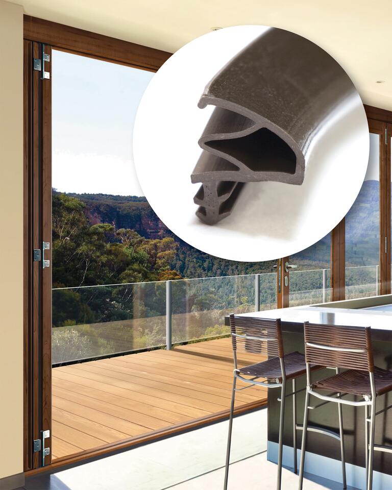 Weather Strip - TPE & Aluminium Door Bottom - Nylon Seals