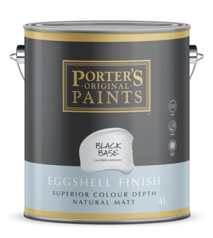Porter’s Paints Eggshell Finish – Black Base