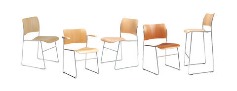 40/4 side chair veneer, 40/4 side chair veneer fin linking, 40/4 side chair veneer eye-hook linking, 40/4 barstool veneer, 40/4 armchair veneer