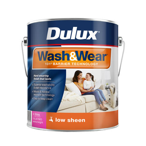 Wash & Wear Interior Low Sheen Extra Bright